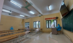 Phòng thi tốt nghiệp THPT đặc biệt: 3 cán bộ coi thi duy nhất 1 thí sinh
