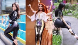 Phong cách mặc ‘bóng nhẫy’ của sao Việt: Lệ Quyên, Mỹ Tâm ‘như bôi mỡ’