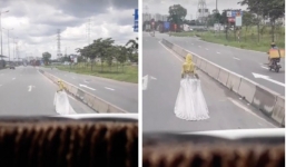 Bí ẩn ‘cô dâu’ thẫn thờ đi lại ở Phan Thiết, sự thật khiến dân mạng ngã ngửa