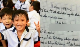 HS tiểu học viết thư gửi bà kính yêu, tuy nhiên đến câu thứ 3 lại khiến CĐM khựng lại?