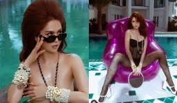 Ngọc Trinh ‘ngồn ngộn' trong bộ ảnh mới, tạo dáng vào 1 điểm ngượng ngùng
