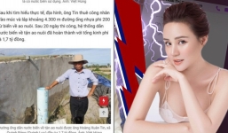 Vy Oanh khoe chồng là ‘người đầu tiên trên thế giới’ dẫn nước biển nuôi tôm nhưng CĐM ‘bóc trần’ sự thật ‘muối mặt’