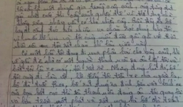 Học sinh tiểu học viết tập làm văn tả bố, cô giáo ‘xanh mặt’ khi chấm điểm