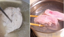 Luộc thịt lợn muốn giòn bì, ướt, ngọt thịt thì nhớ thêm một bước này