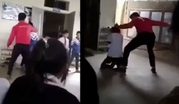 Tạm đình chỉ thầy giáo trong clip đánh đập học sinh cấp 2 tại Lai Châu 