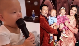 Leon thể hiện tố chất di truyền từ mẹ Hồ Ngọc Hà, biểu cảm vô cùng chuyên nghiệp