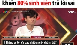 Câu hỏi Olympia: ‘1 tháng có tối đa bao nhiêu ngày chủ nhật?’ siêu dễ nhưng 80% trả lời là 4