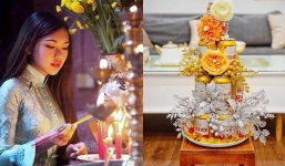 Làm tháp bia bày bàn thờ rước tài lộc 2022 thế nào? Thêm 1 thứ khiến bàn thờ sáng sủa hẳn ra