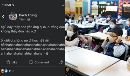 Con cái đến trường sau 10 tháng học online, nhiều phụ huynh ‘hú hét’ đầy vui sướng