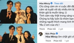 Hòa Minzy, Đức Phúc hướng đến mục tiêu ‘không chất kích thích’ khiến CĐM ngưỡng mộ