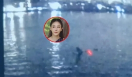 Lộ clip nữ diễn viên 'Chiếc lá cuốn bay' tìm mọi cách bơi vào bờ nhưng bị ngó lơ?