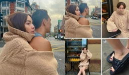 Hồ Ngọc Hà để mặt mộc, thủ thỉ nhân dịp trốn con đi hâm nóng tình cảm cùng Kim Lý