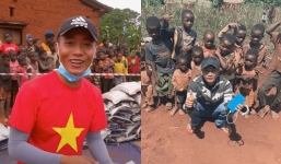 Quang Linh đem bao nhiêu tài sản về cho mẹ sau 6 năm thiện nguyện ở châu Phi?