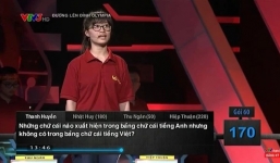 Câu hỏi Olympia: Chữ cái nào có trong bảng chữ cái tiếng Anh nhưng không có trong tiếng Việt?