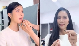 Á hậu dẫn cho VTV bật mí 1 thứ luôn phải mang theo người khi làm việc, nếu thiếu bị mắng ngay