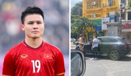 Vừa mới trở về Việt Nam, Quang Hải đã bị cảnh sát giao thông 'hỏi thăm'