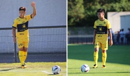 Quang Hải 'hụt' siêu phẩm ở trận giao hữu với tân binh Ligue 1