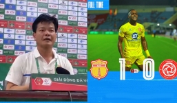 HLV Nguyễn Văn Sỹ chia sẻ 'bí quyết' giúp Nam Định đánh bại Viettel