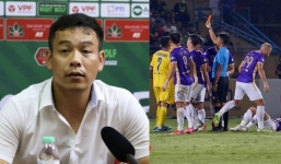 HLV Nguyễn Huy Hoàng tính kiện trọng tài sau trận thua Hà Nội