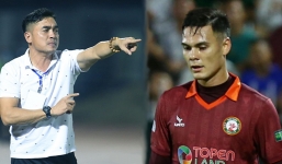 Bình Định chia điểm trước Hải Phòng, HLV Nguyễn Đức Thắng nói gì về tấm thẻ đỏ của Schmidt?