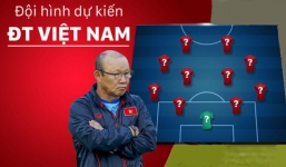 Đội hình dự kiến Việt Nam - Ấn Độ: HLV Park Hang-seo sẽ sử dụng gương mặt quen thuộc