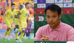 Nam Định hòa Bình Dương, HLV Vũ Hồng Việt chỉ ra đối thủ chính trong cuộc đua trụ hạng