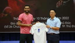 Tay vợt từng 3 lần đánh bại Lin Dan đến Việt Nam giao lưu cùng các VĐV trẻ