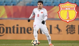 CLB Nam Định đạt thỏa thuận chiêu mộ tiền vệ Đức Huy