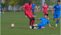 CHÙM ẢNH: Trận giao hữu giữa CLB Công An Hà Nội - CLB Thép Xanh Nam Định