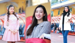 CHÙM ẢNH: Đỗ Mỹ Linh cùng dàn Hoa hậu rạng rỡ trong ngày Hà Nội FC đoạt Siêu Cup Quốc Gia