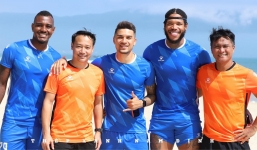 CHÙM ẢNH: CLB Nam Định rạng rỡ ở buổi tập trước trận gặp Đà Nẵng