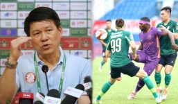 Đem 'Arsenal' vào phòng họp báo, HLV Vũ Tiến Thành chỉ ra bí quyết giúp TP.HCM chiến thắng