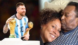 Con gái 'Vua bóng đá' Pele tiết lộ thông điệp cuối đời của cha liên quan đến Messi