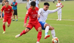 CHÙM ẢNH: Trận giao hữu giữa CLB Công An Hà Nội - CLB Thép Xanh Nam Định