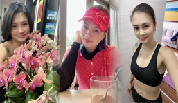 Hoa khôi bóng chuyền Kim Huệ khoe nhan sắc quyến rũ, rạng rỡ ở tuổi 40