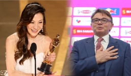 HLV Troussier chúc mừng diễn viên Dương Tử Quỳnh, nhắc lại kỷ niệm đáng nhớ ở Hà Nội