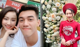 'Bạn gái 3 tháng' của Tiến Linh mặc áo dài cưới, sự thật đằng sau khiến CDM ngỡ ngàng