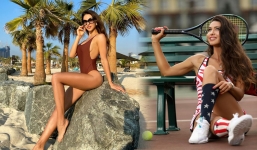 Chân dài làng quần vợt sở hữu nhan sắc quyến rũ, có nghề tay trái nổi danh hơn cả sự nghiệp