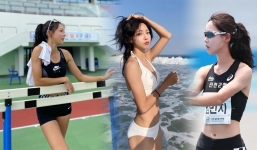 Choáng ngợp trước nhan sắc như diễn viên điện ảnh của nữ VĐV điền kinh Hàn Quốc
