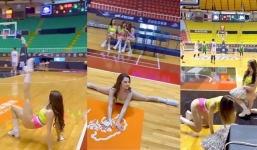 Video: Dàn hoạt náo viên diện trang phục 'nóng bỏng' khiến cầu thủ không thể tập trung thi đấu