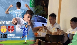 CHÙM ẢNH: HLV Vũ Hồng Việt cùng dàn cầu thủ Nam Định giải tỏa tâm lý trước trận gặp Hải Phòng