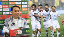 Nam Định vươn lên đầu bảng, HLV Vũ Hồng Việt nói gì về màn trình diễn của Hồng Duy?