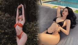 Cận cảnh vẻ đẹp quyến rũ cùng body nóng bỏng của bạn gái cựu trung vệ tuyển Việt Nam