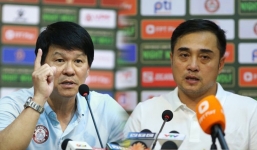 Bình Định hòa đáng tiếc TP.HCM, ông Vũ Tiến Thành 'khẩu chiến' với HLV Nguyễn Đức Thắng