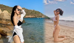 Choáng ngợp với 3 vòng nóng bỏng siêu gợi cảm của bạn gái tiền vệ tuyển Việt Nam