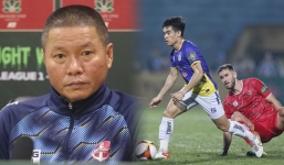 HLV Chu Đình Nghiêm cay đắng thừa nhận sự thật, không quên 'nhắc khéo' trọng tài sau trận thua Hà Nội FC