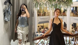 Sắc vóc con gái cựu hoa khôi bóng chuyền Kim Huệ khi bị 'chụp lén'?