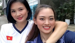 Hoa khôi bóng chuyền Kim Huệ khoe ảnh 'cute', Thu Hoài sút cân vì thi IELTS