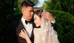 Hoa khôi bóng chuyền lên xe hoa với huyền thoại bóng rổ Việt Nam