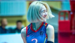 Nữ VĐV bóng chuyền Mông Cổ sở hữu vẻ đẹp khác lạ, để lại ấn tượng đẹp ở giải châu Á